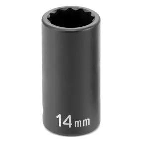 Price Cut Grey Pneumatic | 1114MSD | 3/8" DR X 14MM SEMI-DEEP - 12