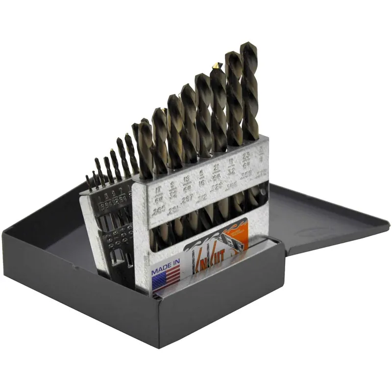 R W THOMPSON INC | 21KK6 | 21PC LEFT HAND JOBBER SET 1/16-3/8 BY 64THS Hot Deal