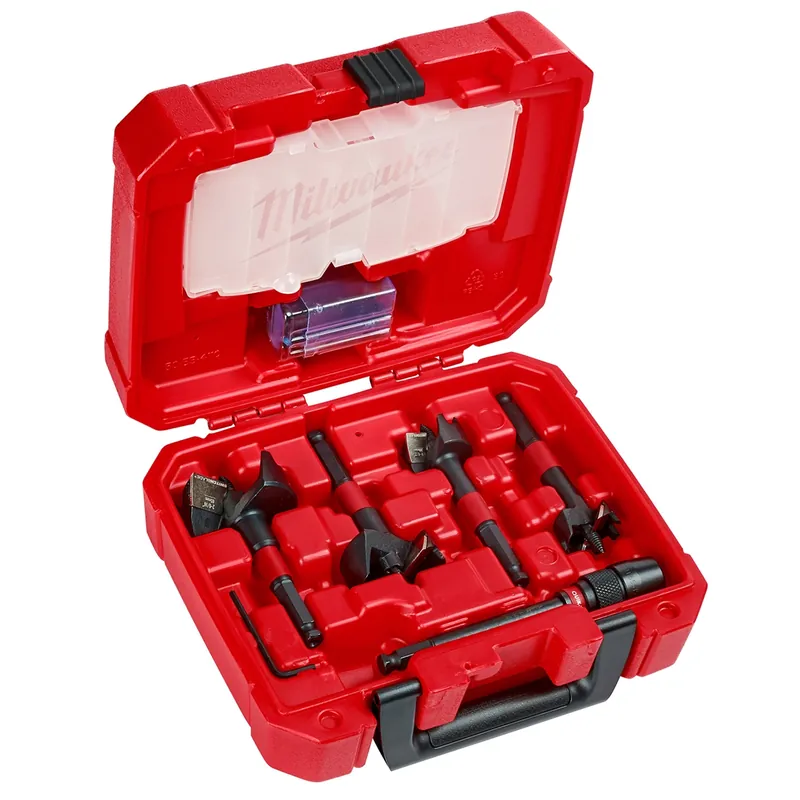 Milwaukee Electric Tools | 49-22-5100 | 5PC SwitchBlade Selfeed Bit Plumber's Kit Viral