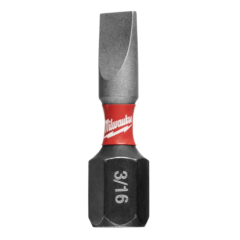 Grab Now Milwaukee Electric Tools | 48-32-4717 | SHOCKWAVE Impact Slotted 3/16" Insert Bits (Bulk 2