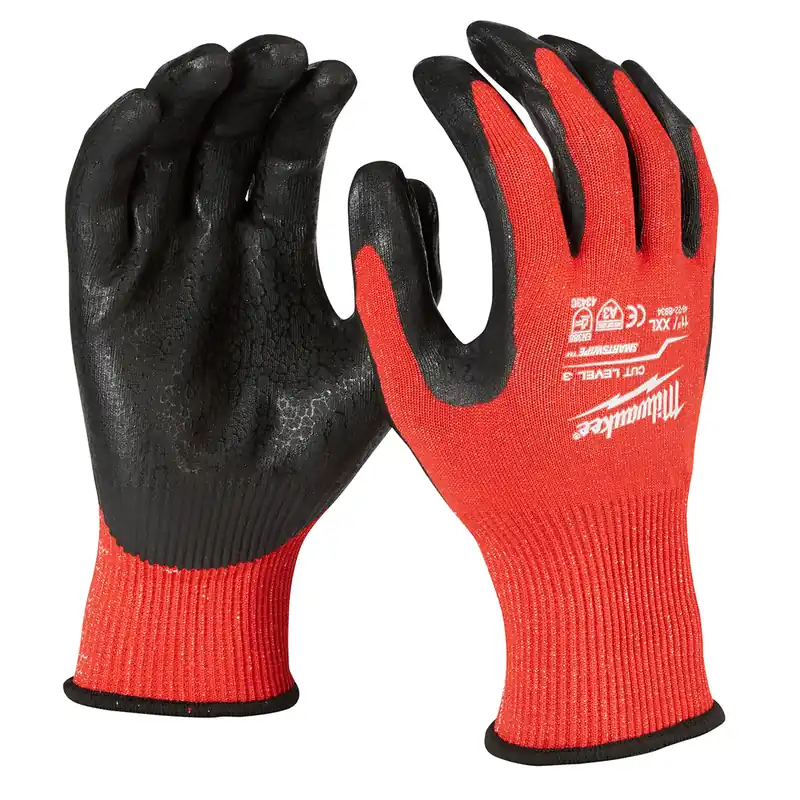 Milwaukee Electric Tools | 48-22-8934B | 12 Pk Cut 3 Dipped Gloves XXL Direct From Manufacturer