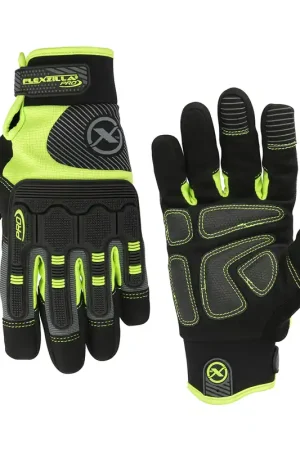 Bargain Legacy Manufacturing | GH700PXXL | Gloves Synth Leather Black/ZillaGreen XXL