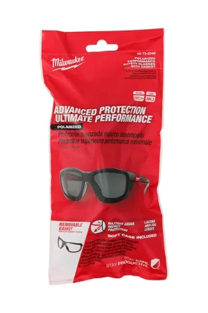 Top Rated Milwaukee Electric Tools | 48-73-2046 | Plrzed Hi Prfrm Sfty Glsses w/Gskt