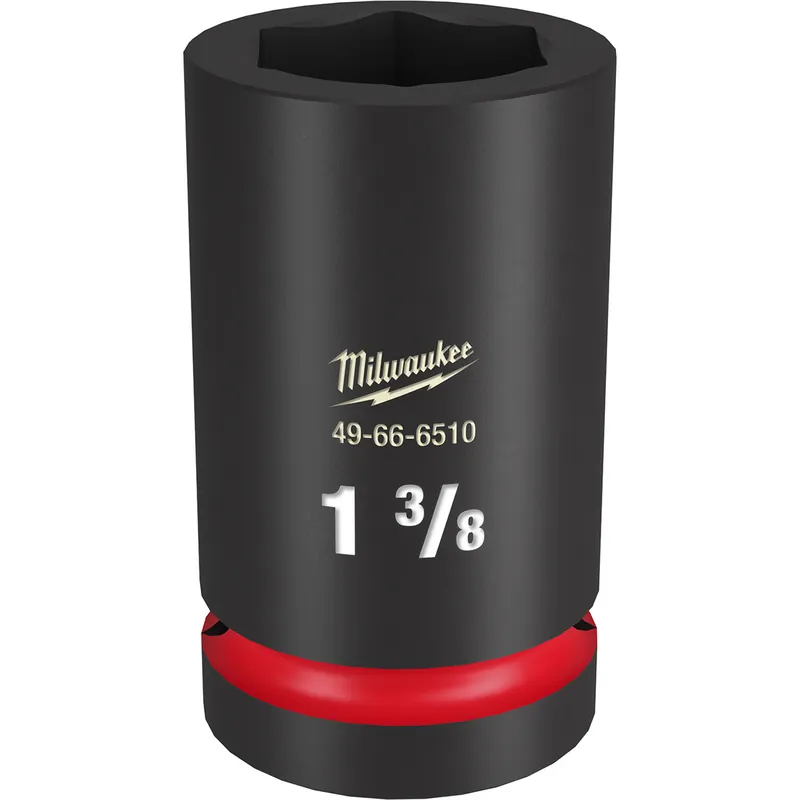 Milwaukee Electric Tools | 49-66-6510 | SHOCKWAVE Imp Duty 1"Dr 1-3/8" Deep 6-PT Socket Super Sale