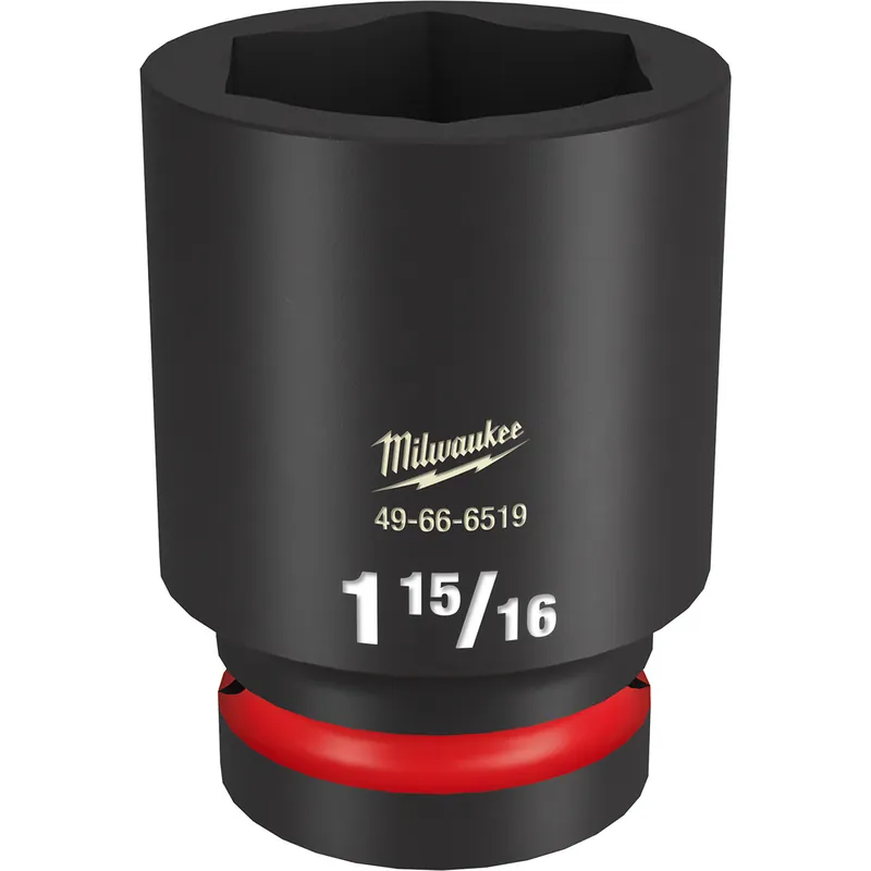 Milwaukee Electric Tools | 49-66-6519 | SHOCKWAVE Imp Duty 1"Dr 1-15/16" Deep 6-PT Socket Shop Now