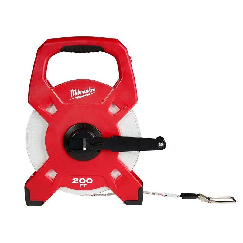 Professional Grade Milwaukee Electric Tools | 48-22-5302 | 200' Fiberglass Open Reel Long Tape