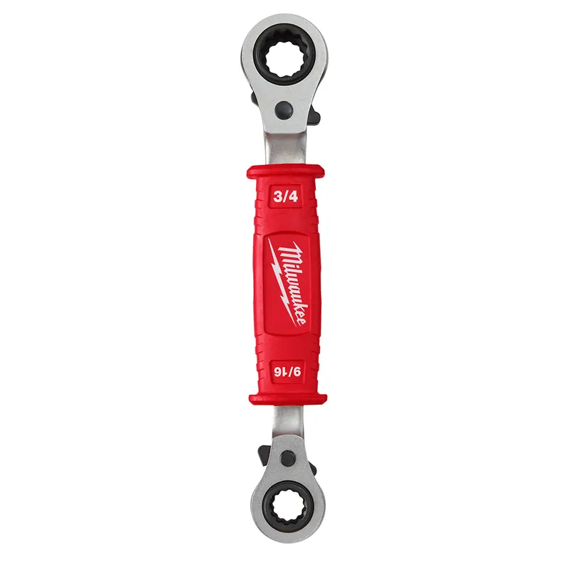 Milwaukee Electric Tools | 48-22-9212 | Lineman?s 4-in-1 Insulated Ratcheting Box Wrench Factory Price