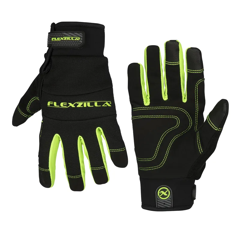 Original Legacy Manufacturing | GH300XL | Gloves Synth Leather Black/ZillaGreen XL