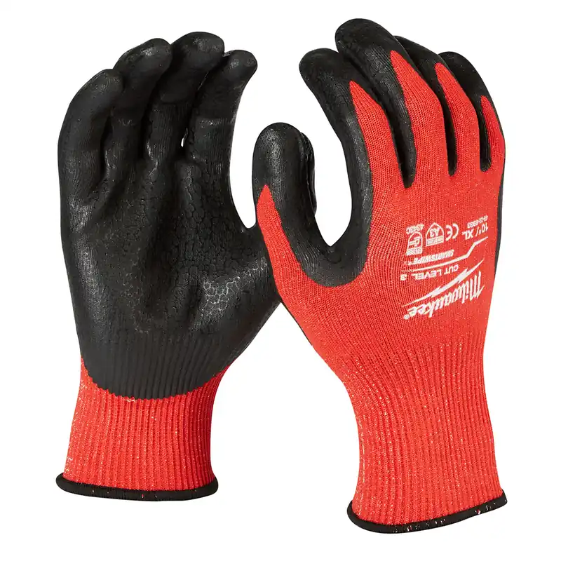 Seasonal Sale Milwaukee Electric Tools | 48-22-8933B | 12 Pk Cut 3 Dipped Gloves XL