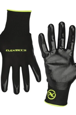 Seasonal Sale Legacy Manufacturing | GC100XL-6X | Nitrile Dip Gloves Black 6-Pack XL