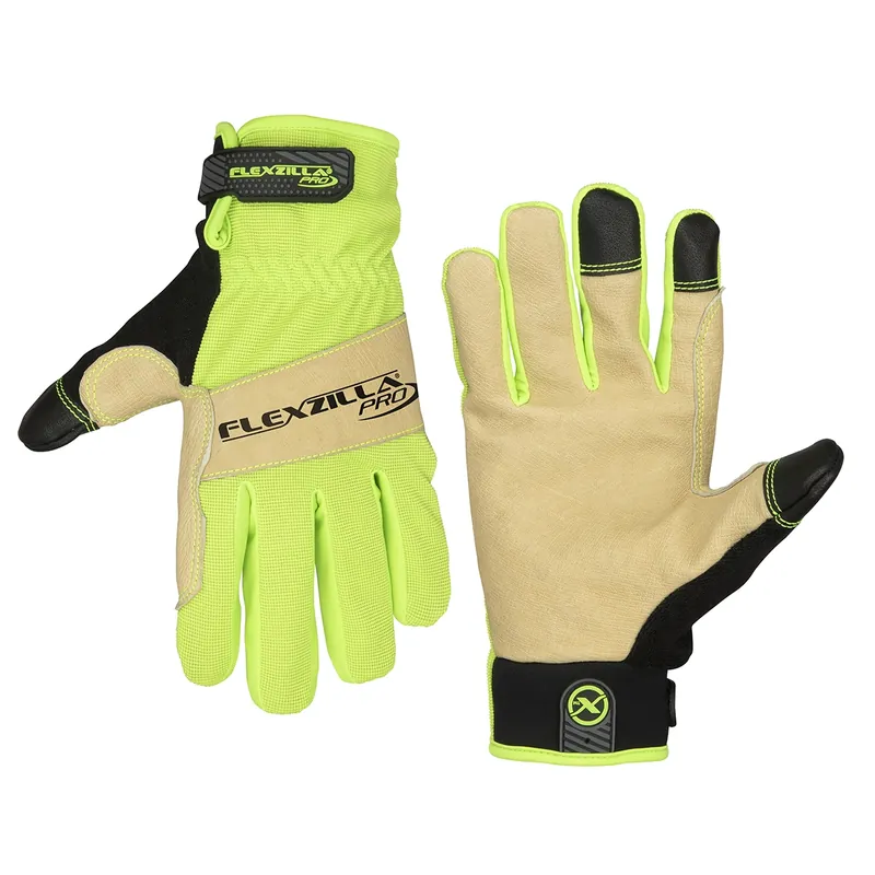 Legacy Manufacturing | GH460PXL | Water-Res Gra Leather Gloves Nat/Blk/ZillaGreen XL Flash Sale