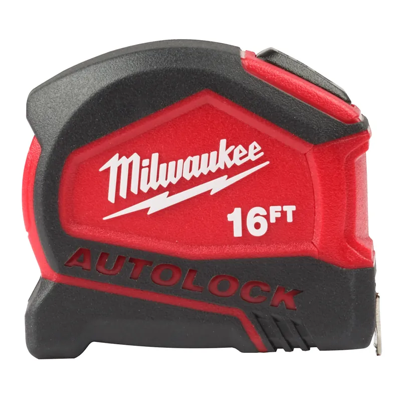 High Quality Milwaukee Electric Tools | 48-22-6816 | 16 ft. Compact Auto Lock Tape