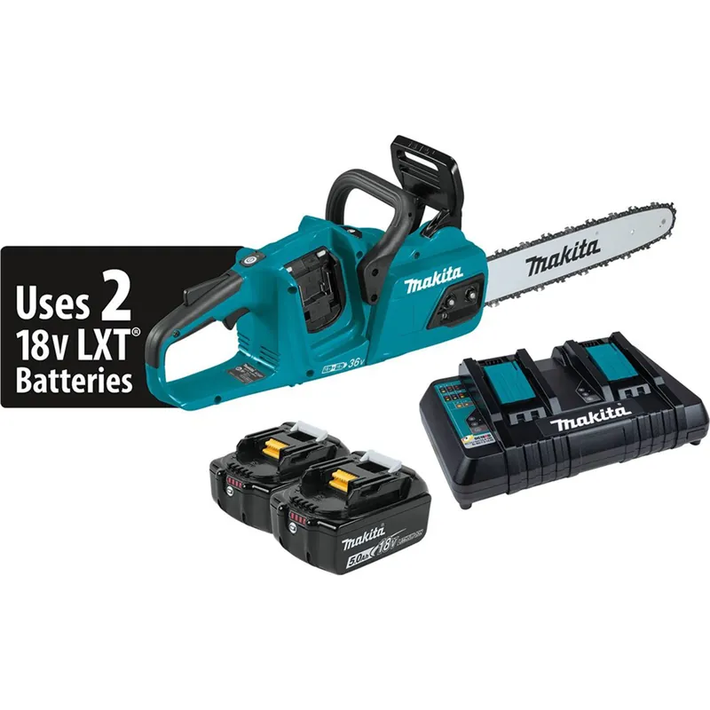 Mega Sale Makita | XCU07PT | 36V (18V X2) LXT Brushless 14" Chain Saw Kit 5.0Ah