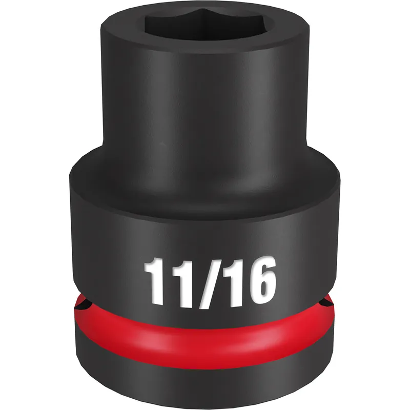 Direct From Manufacturer Milwaukee Electric Tools | 49-66-6302 | SHOCKWAVE Imp Duty 3/4"Dr 11/16" Std 6PT Socket