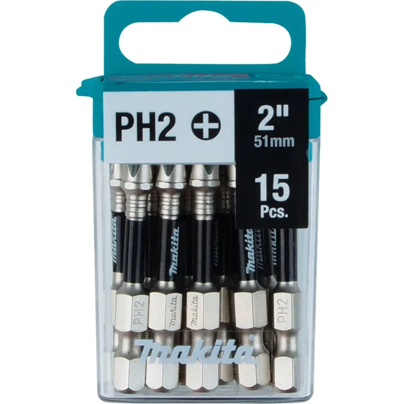 Sale Makita | E-01046 | Impact XPS #2 Phillips 2" Power Bit, 15/Pk