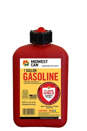 Top Rated Midwest Can Company | 1210 | 1 Gallon FMD Gas Can