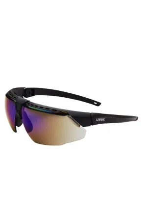 Final Sale Uvex | S2853 | UVEX AVATAR GLASSES BLK/BLK, BLUE MIR HC