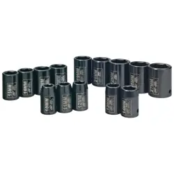 Ingersoll Rand | SK4M14N | 1/2" Drive Metric Impact Socket Set, 14 Piece Markdown