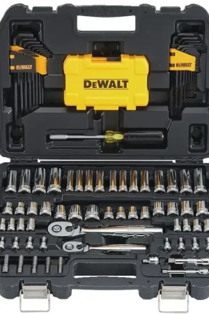Warranty Included DeWALT | DWMT73801 | 108PC Mech Tool Kit with PTA Case