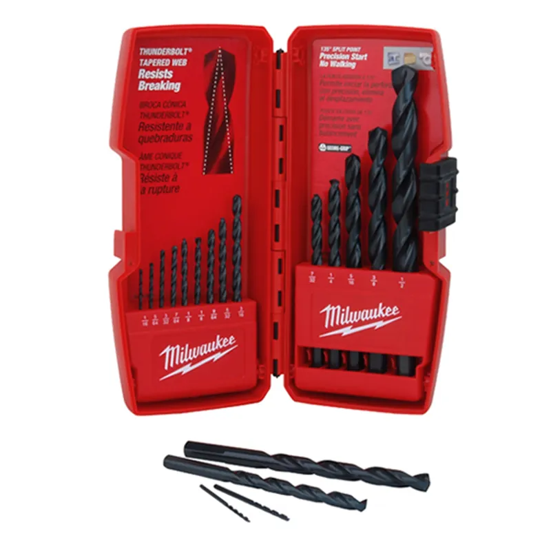 Wholesale Milwaukee Electric Tools | 48-89-2803 | 15-pc THUNDERBOLT Black Oxide Drill Bit Set