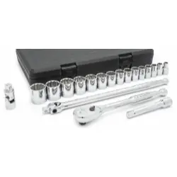 Weekend Sale KD Tools | 80792 | 19 Pc 1/2" drive 12 Point Socket Set