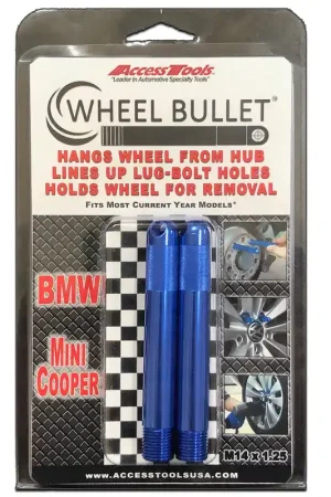 Access Tools | WB2-14125BLUE | Wheel Bullet 2-Pack 14x1.25 Bulk Order