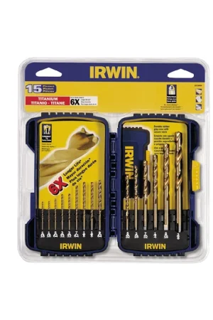 Worldwide Shipping Hanson | 3018009 | Drill Bit 15 Pc. TiN TURBOMAX Pro Set