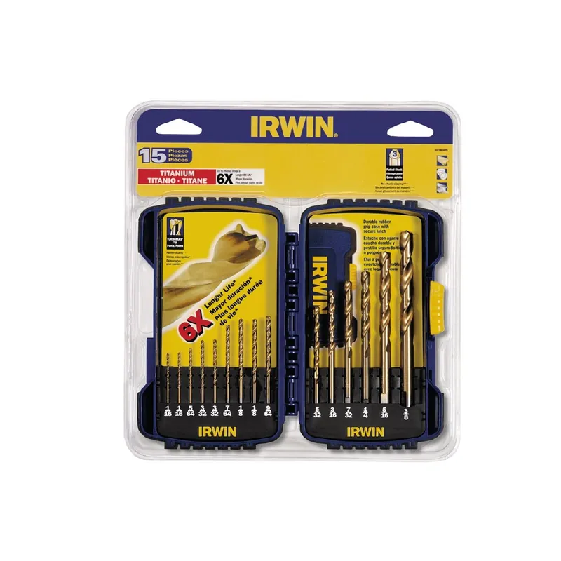 Worldwide Shipping Hanson | 3018009 | Drill Bit 15 Pc. TiN TURBOMAX Pro Set