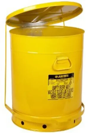 Genuine Justrite | 09701 | 21 Gallon Can Yellow OWC