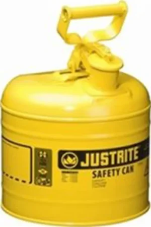 Justrite | 7125200 | 2.5G/9.5L Safety Can Yellow Top Rated