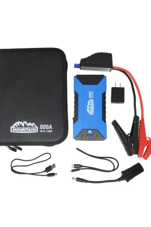Luxury Mountain | CED8007-MTN | Compact jump starter 800 amp, 12-volt, 12,000mAh