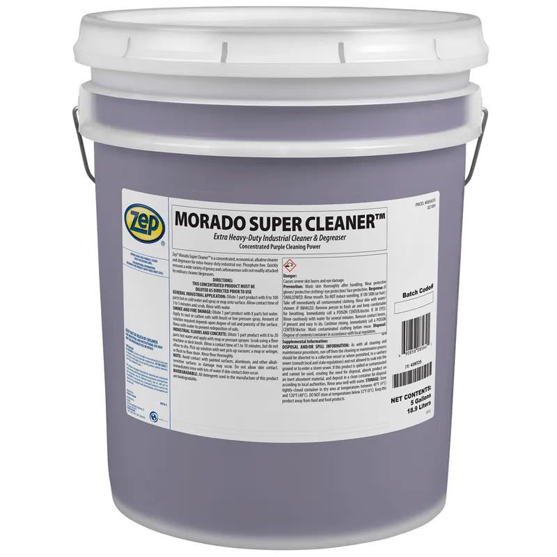 ZEP | 85635 | Zep Morado Super Cleaner; Degreaser; 5 Gal. Weekend Sale