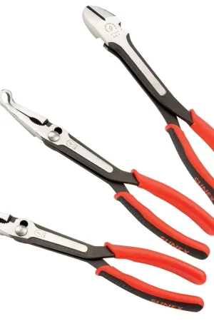 3PC HD HOSE GRIPR PLIERS S - Sunex Tools Clearance