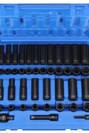 Special Offer 3/8" Dr. 43 Pc. Standard/Deep SAE/Metric -12 Point - Grey Pneumatic