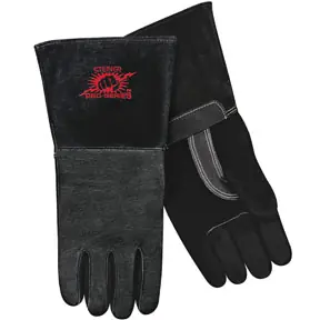 Crafted XL MIG GLOVE BLACK SPS PIGSKIN - Steiner Industries