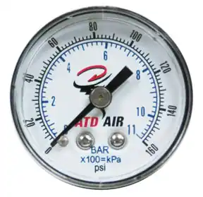 GAUGE 0-160PSI STD MOUNT - ATD Tools Free Returns