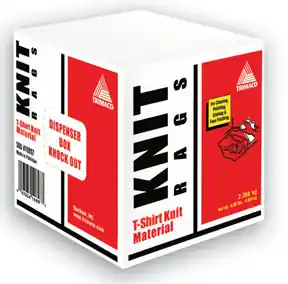 Certified 8LB BALE T-SHIRT KNIT RAGS - Trimaco