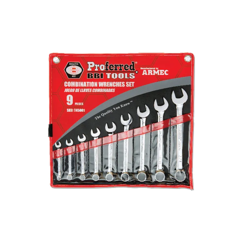 (9 pcs) Inch Proferred Combination Wrench Set Budget