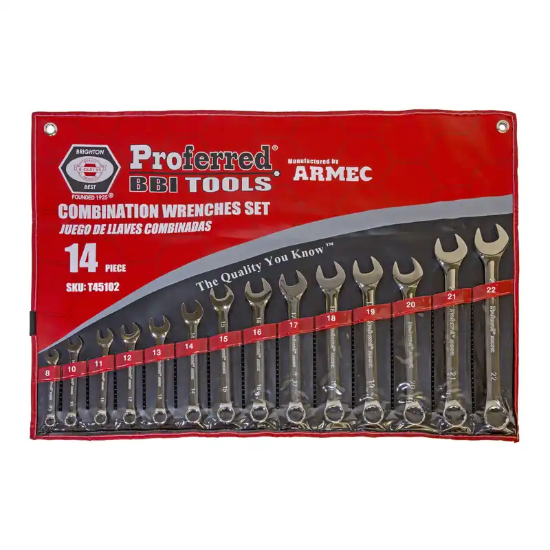 (14 pcs) Metric Proferred Combination Wrench Set Best Seller