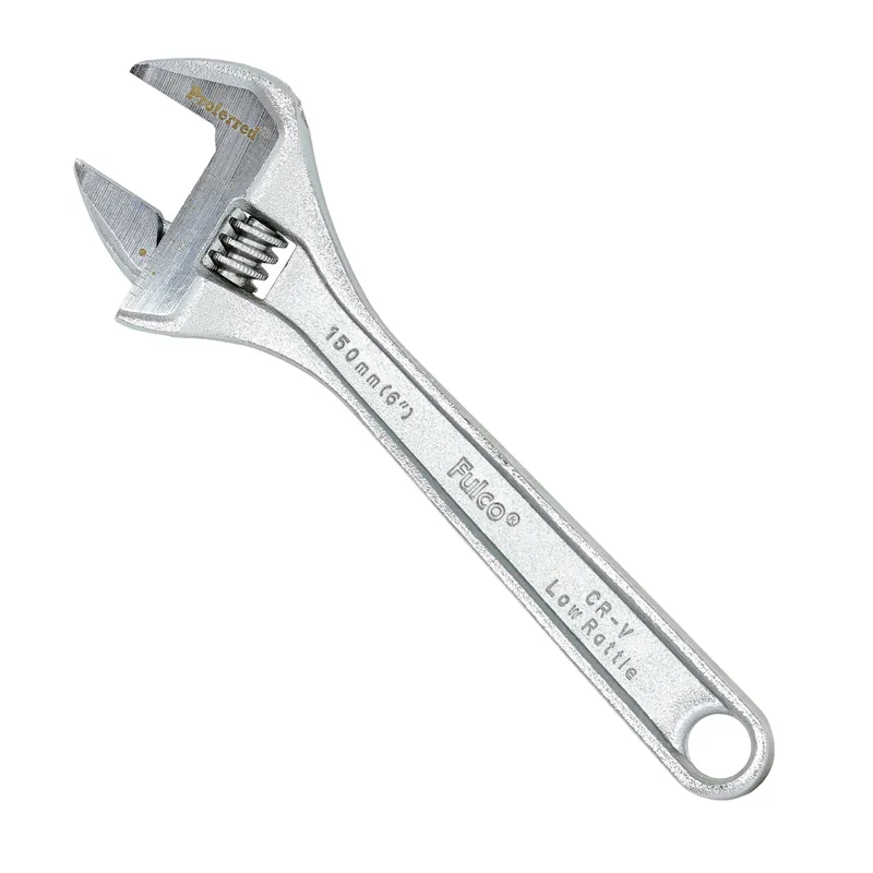 6" Length Proferred Standard Adjustable Wrench, Chrome Finish Trusted Brand
