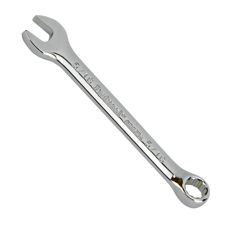 5/16" Combo Wrench, 12Pt. Proferred Combination Wrench, Chrome Finish Final Sale