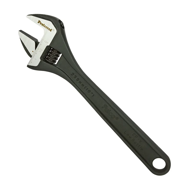 Express Delivery 10" Length Proferred Standard Adjustable Wrench, Phos Finish