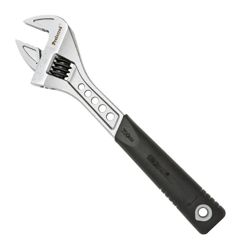 Cheap 10" Length Proferred Tiger Paw Adjustable Wrench w/ Padded Handle, Matte Finish