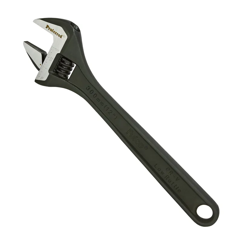 12" Length Proferred Standard Adjustable Wrench, Phos Finish Worldwide Shipping