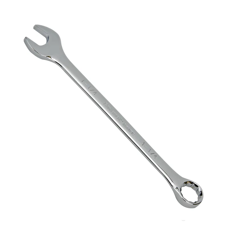 Same Day Shipping 1 1/4" Combo Wrench, 12Pt. Proferred Combination Wrench, Chrome Finish