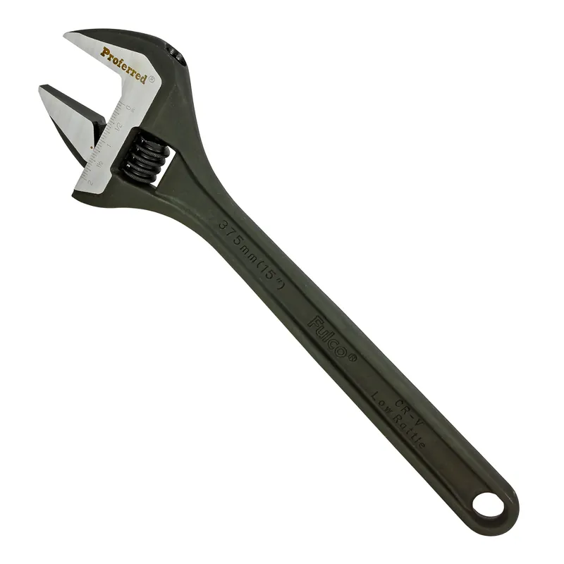 15" Length Proferred Standard Adjustable Wrench, Phos Finish Limited Time