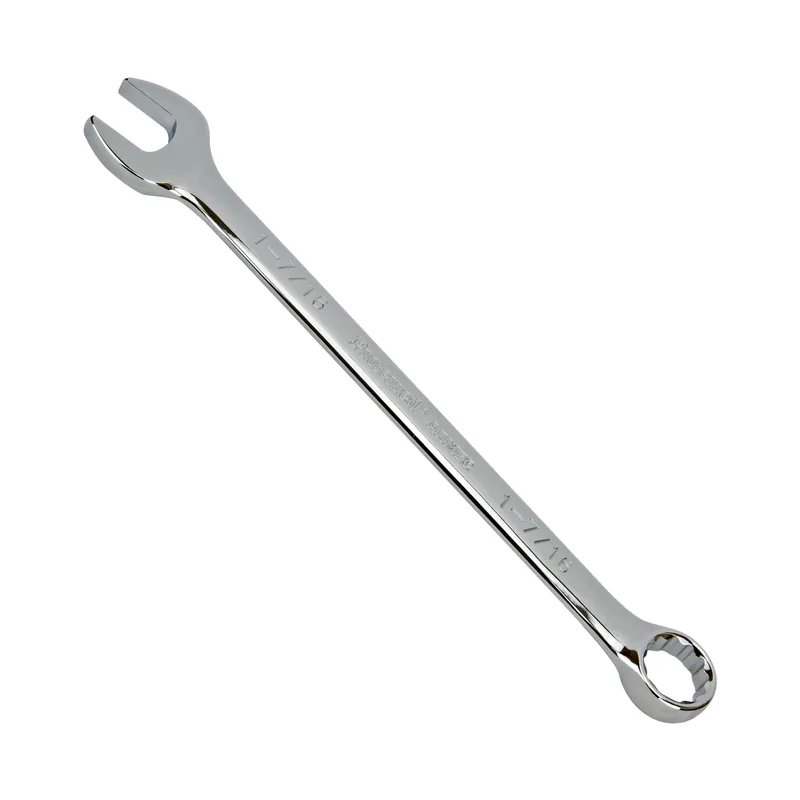 Grab Now 1 7/16" Combo Wrench, 12Pt. Proferred Combination Wrench, Chrome Finish