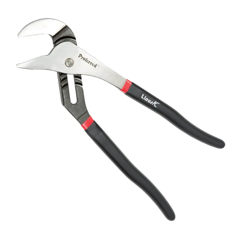 Holiday Sale 8" Length Proferred Straight Jaw Groove Joint Pliers, Coated Grip