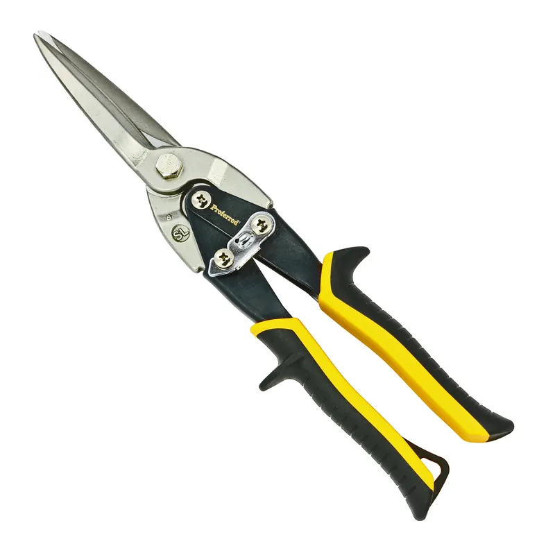 Long Cut Proferred Aviation Snips, TPR Grip Direct From Manufacturer