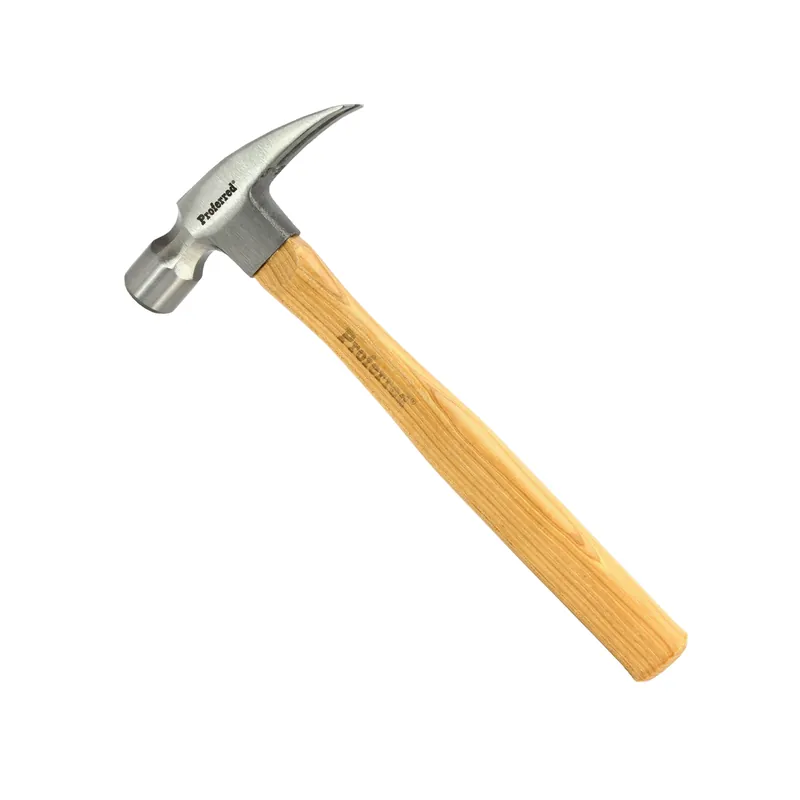 Best Price 20oz Ripping Claw Hammer, Polished Face, Hickory Handle Proferred Hammers